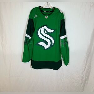 Adidas Primegreen Seattle Kraken St Patrick’s Day Hockey Jersey